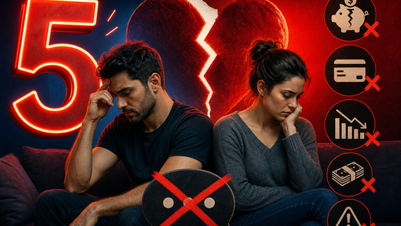 5 erros ao ignorar a conversa sobre dinheiro no namoro