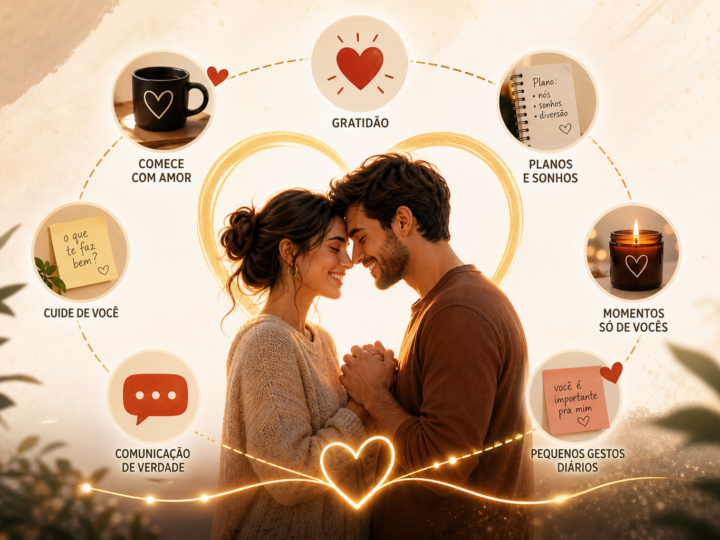 Como criar uma rotina de pequenos rituais diários para alimentar o amor