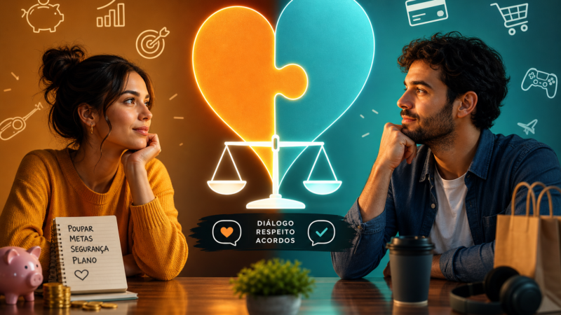 Como lidar com diferenças de educação financeira entre parceiros no namoro