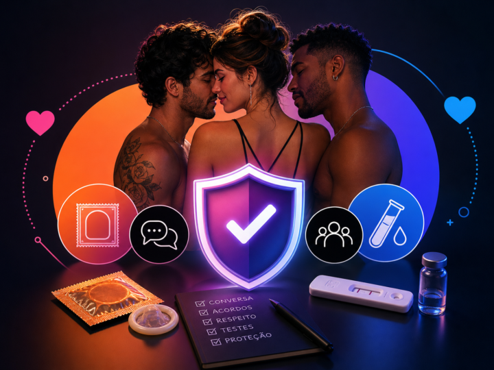 Como manter a vida sexual segura com parceiros externos em relacionamento aberto