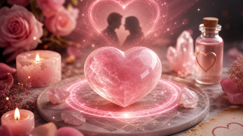 Como potencializar simpatia de amor com cristal quartzo rosa: guia de rituais e dicas