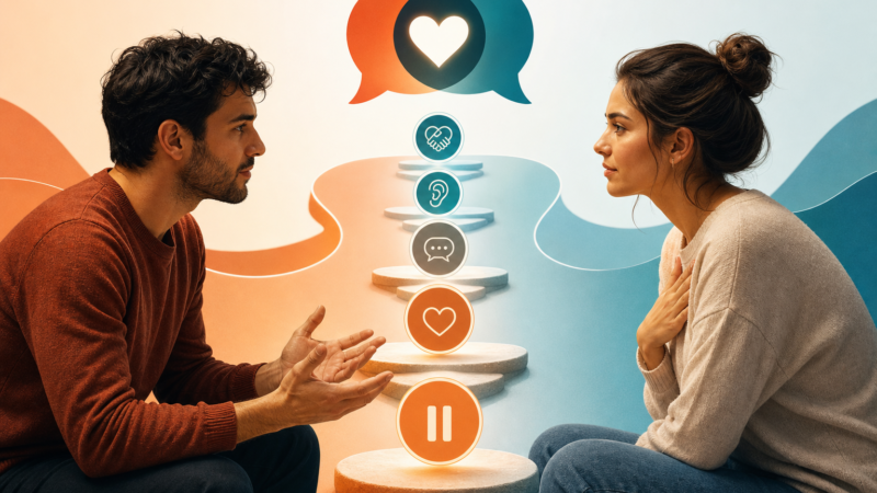 Passo a passo para comunicar discordância sexual com empatia