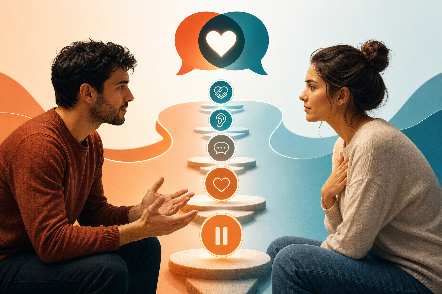 Passo a passo para comunicar discordância sexual com empatia
